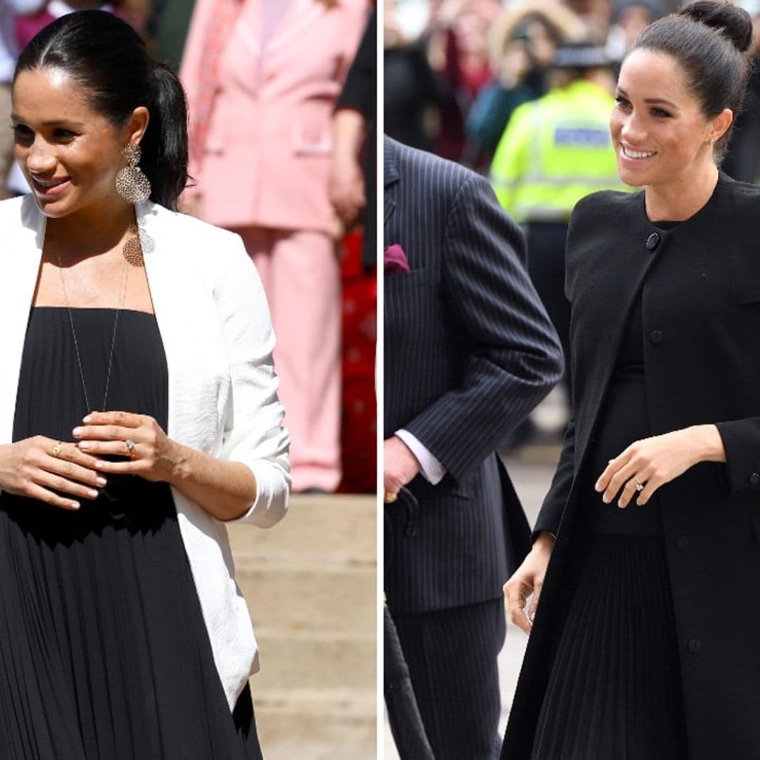 Talk about recycling! Did Meghan Markle wear her skirt as a dress?