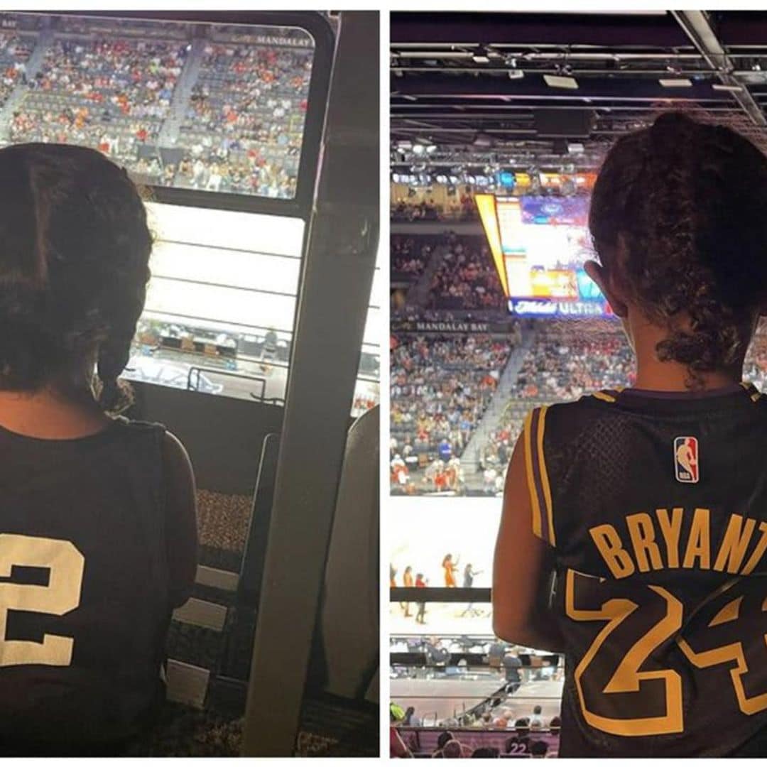 Vanessa Bryant’s daughters Bianka and Capri wear late dad and sister’s jerseys at WNBA All-Star game