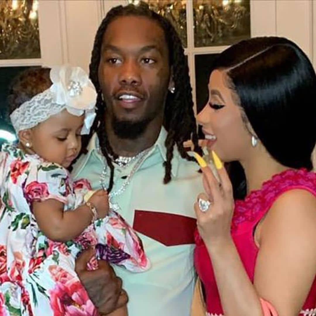 Cardi B and Offset styling their one-year-old daughter Kulture's hair is the sweetest thing