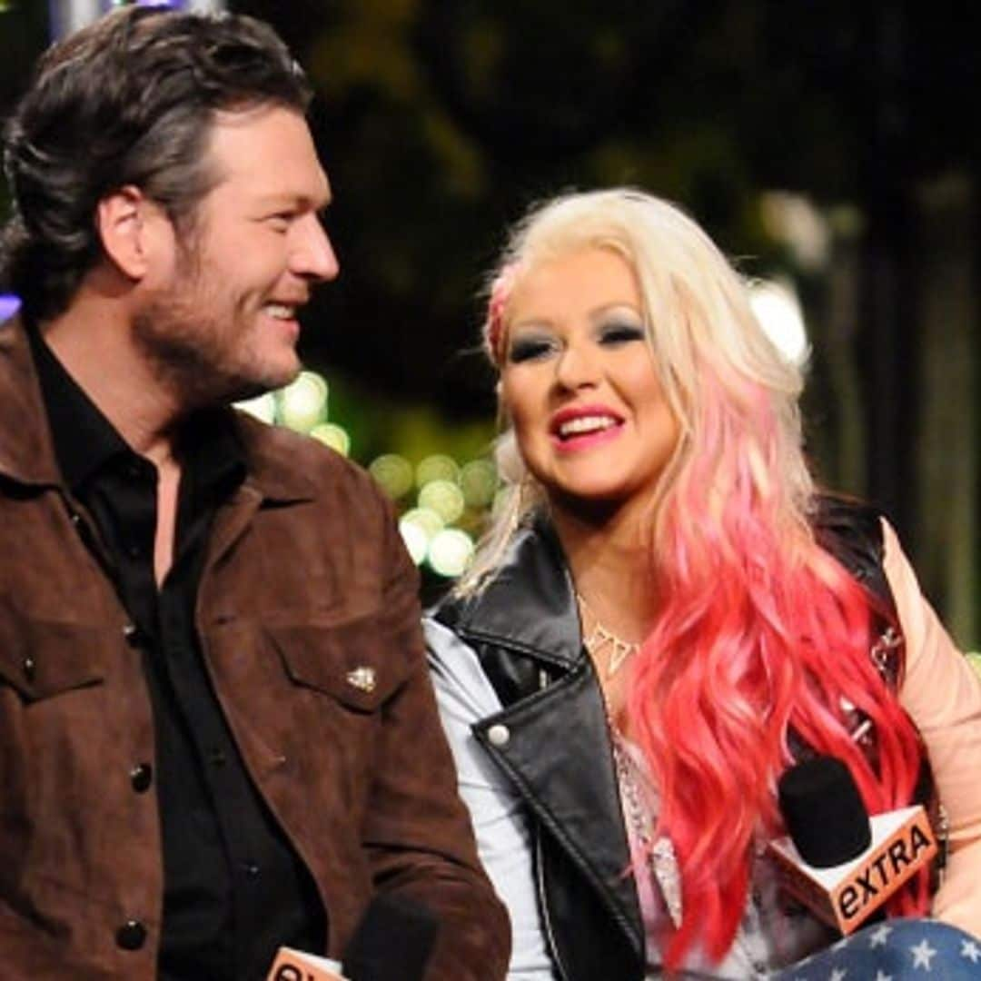 Christina Aguilera gives relationship advice to Gwen Stefani and Blake Shelton