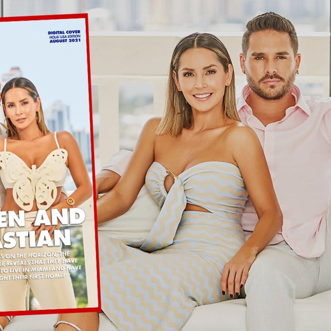 Exclusive: Carmen Villalobos and Sebastián Caicedo start a new chapter in their lives