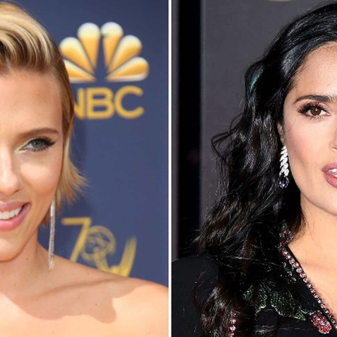 Scarlett Johansson talks Salma Hayek joining the Marvel universe