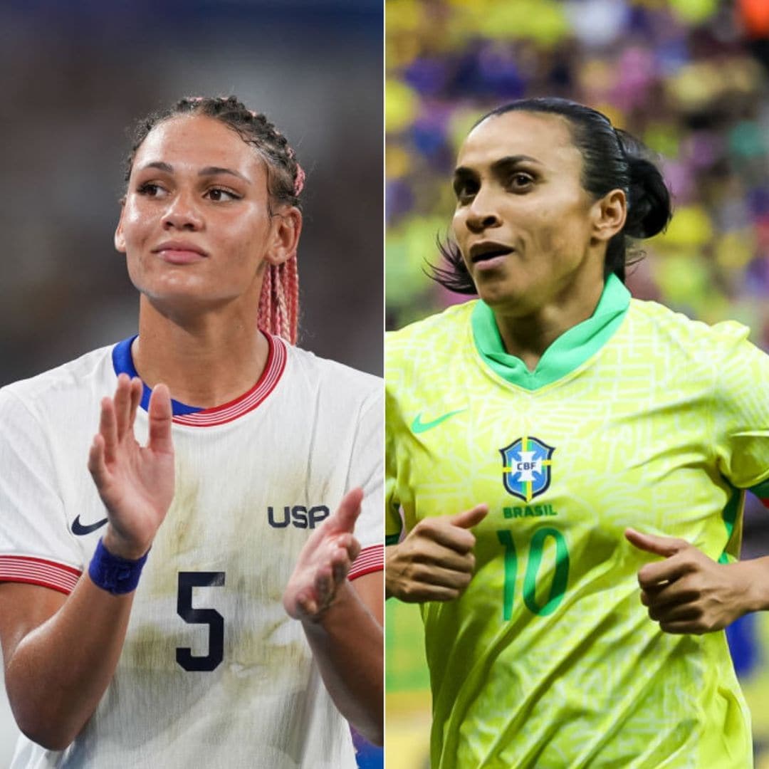 Trinity Rodman praises Marta ahead of the Olympic soccer final between the U.S. and Brazil