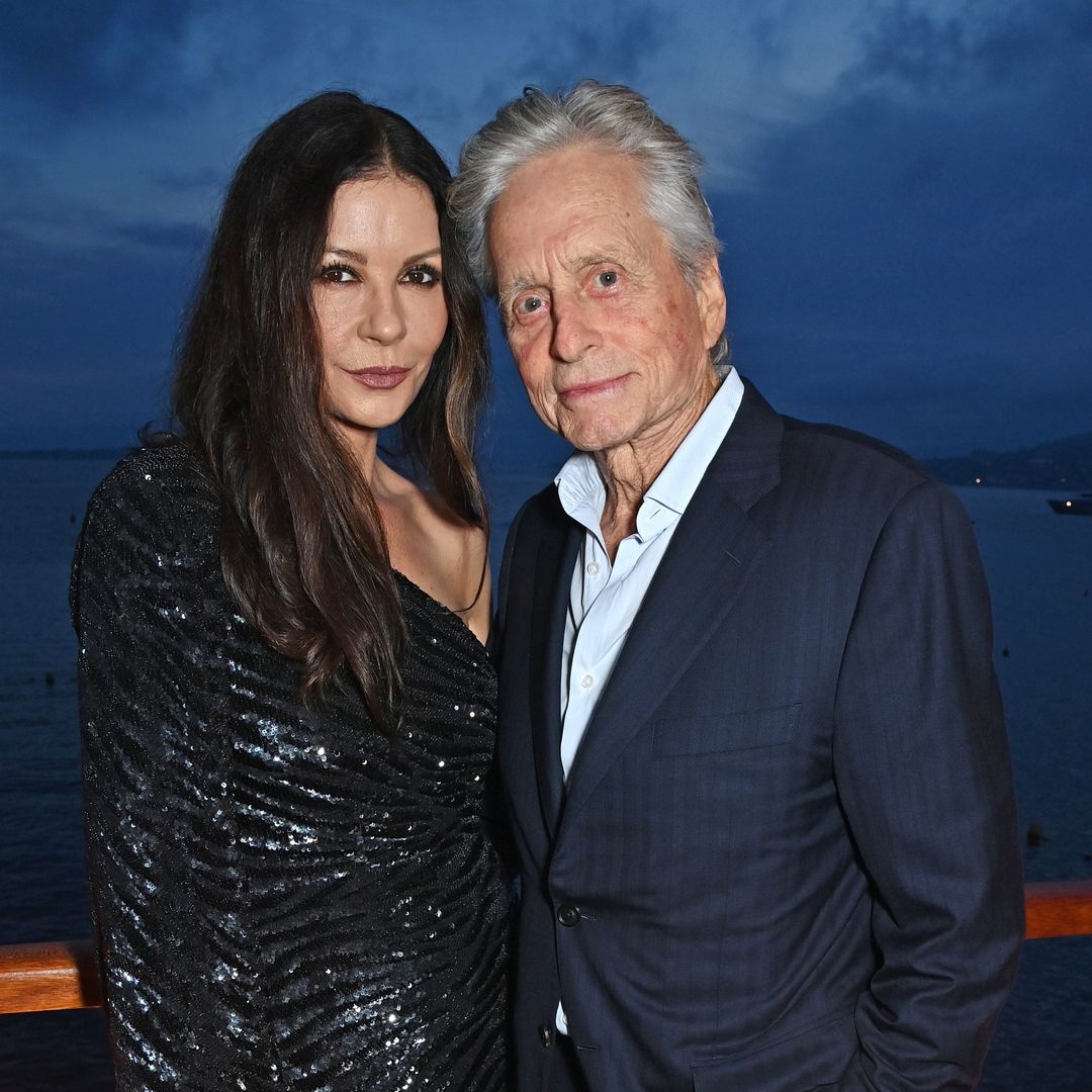 Michael Douglas and his 'birthday sister' Catherine Zeta-Jones celebrate their special day