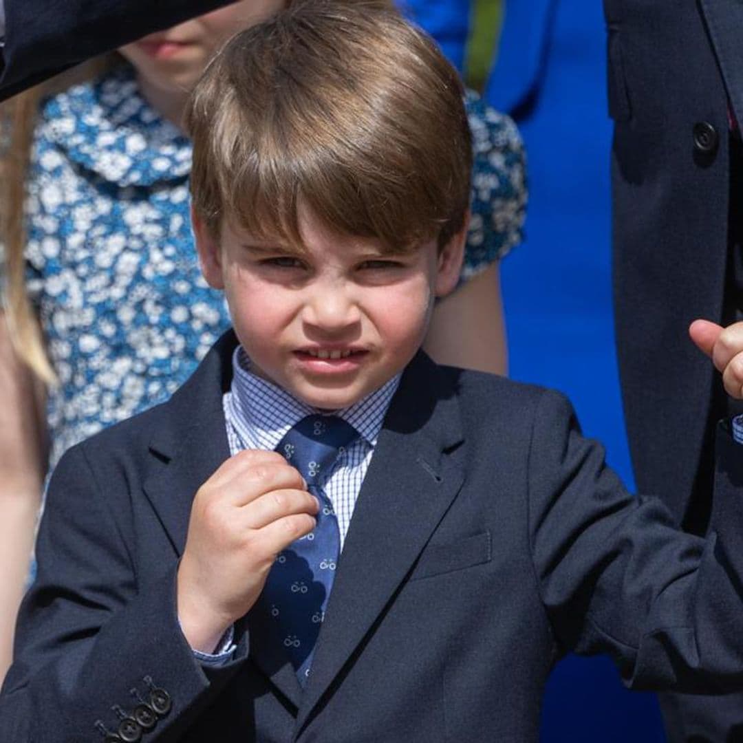 Prince Louis attends Easter service for first time with royal family: Photos