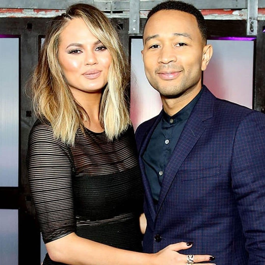 Chrissy Teigen and John Legend take daughter Luna on first Las Vegas trip, meet Mariah Carey