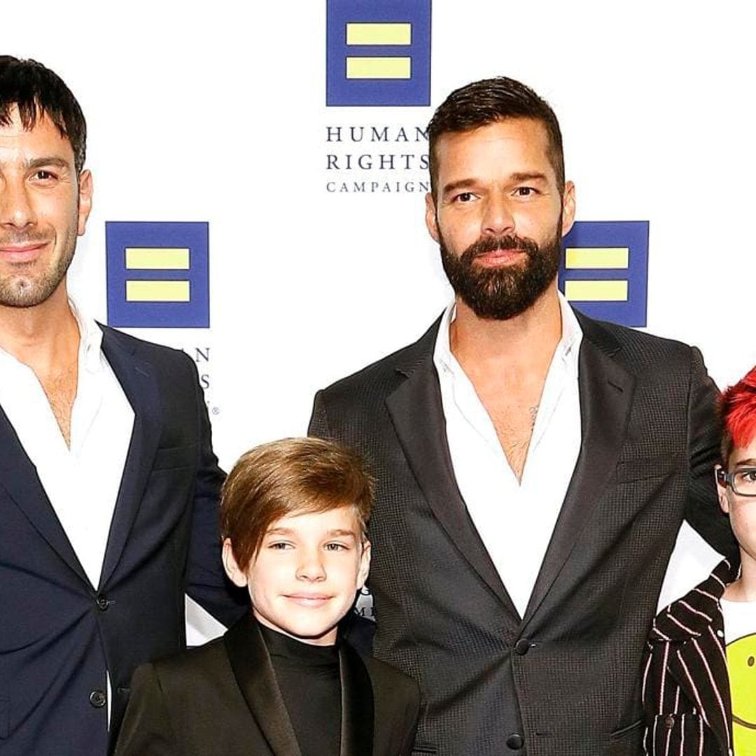 Ricky Martin’s son Matteo is image of his famous father in star’s new selfie of his ‘little charmer’