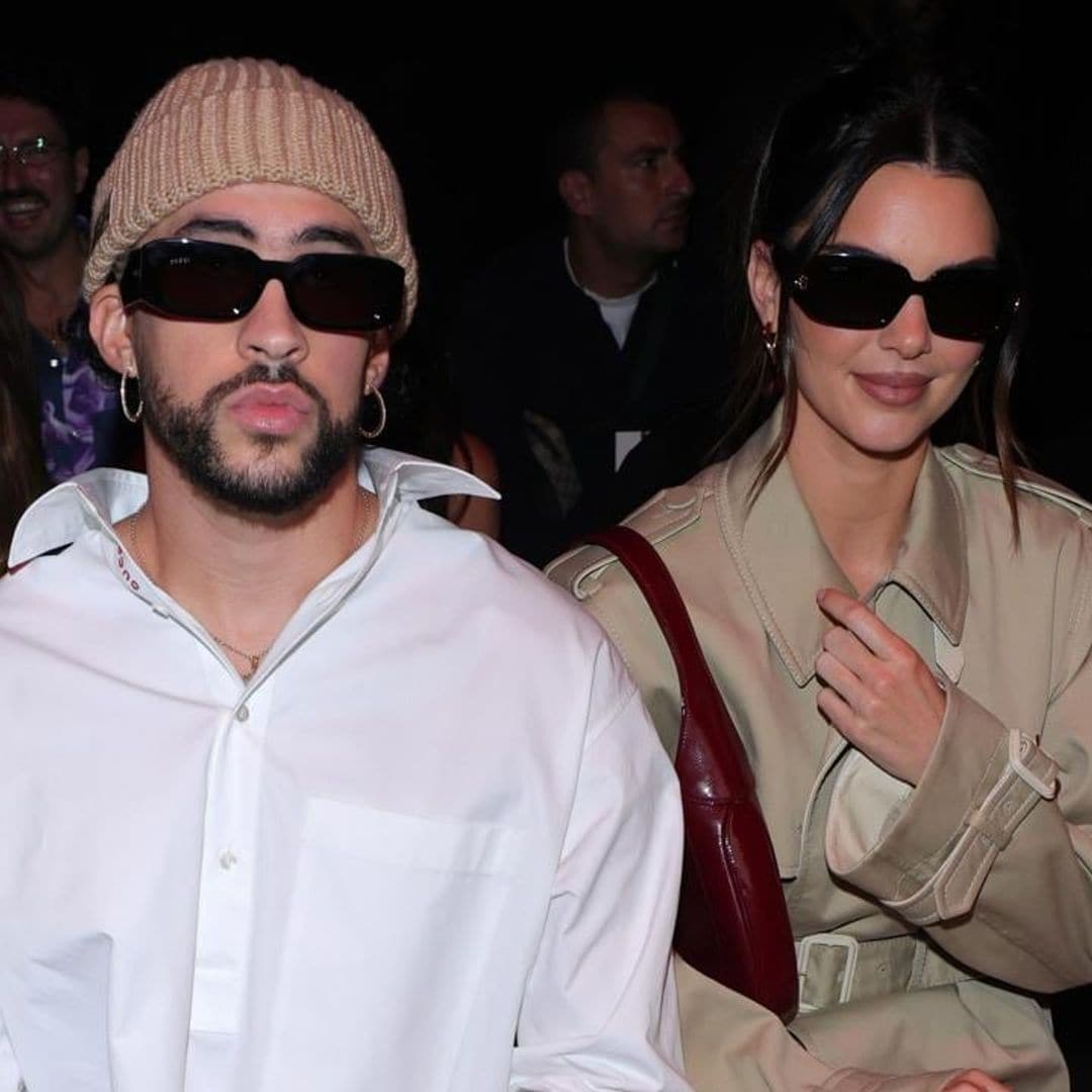 Bad Bunny and Kendall Jenner spotted leaving hotel in Miami together