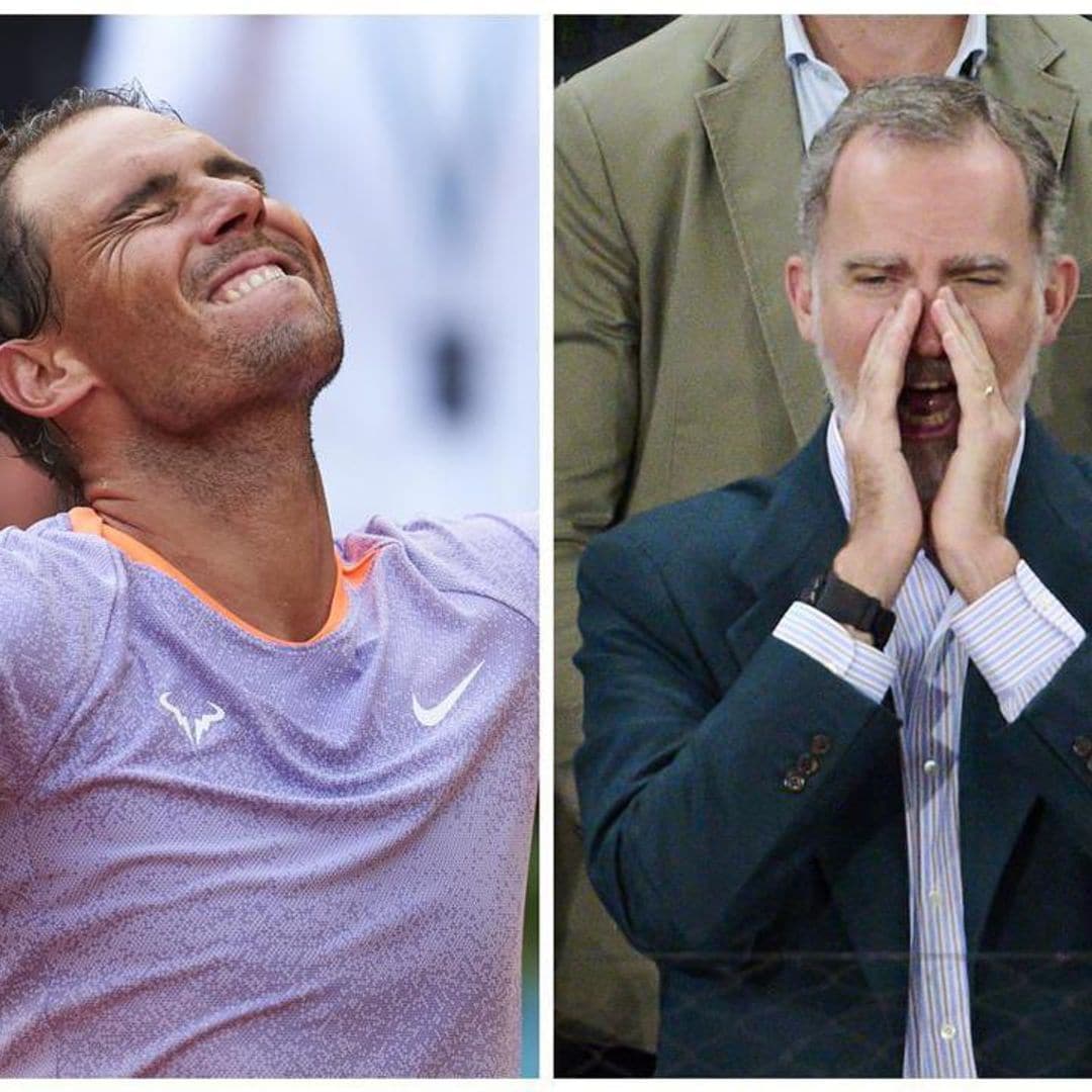 Rafael Nadal celebrates win at Madrid Open with support from the King of Spain