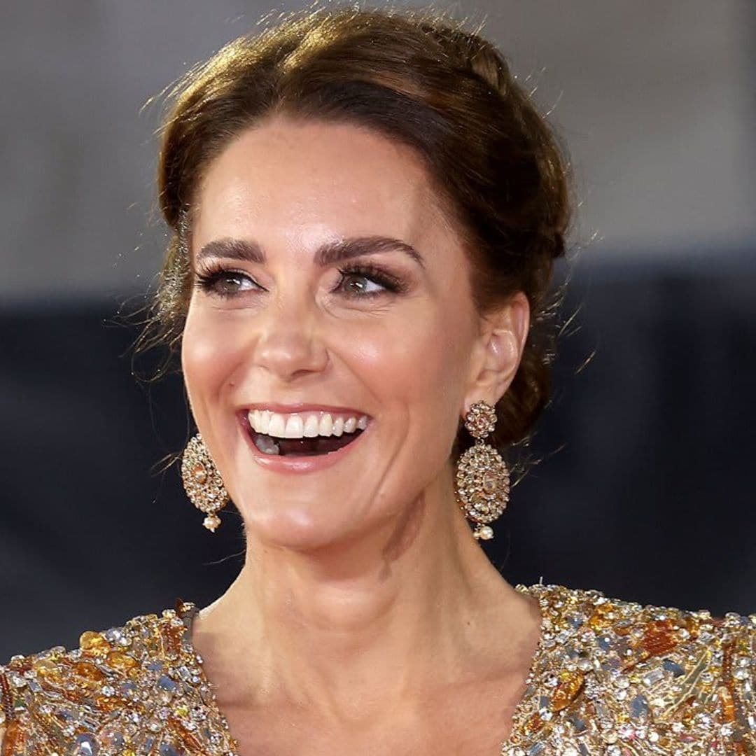 You can buy Kate Middleton’s gold James Bond premiere dress