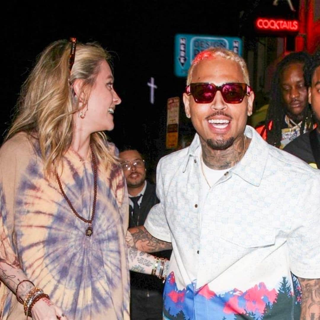 Paris Jackson spends time with Chris Brown on his birthday