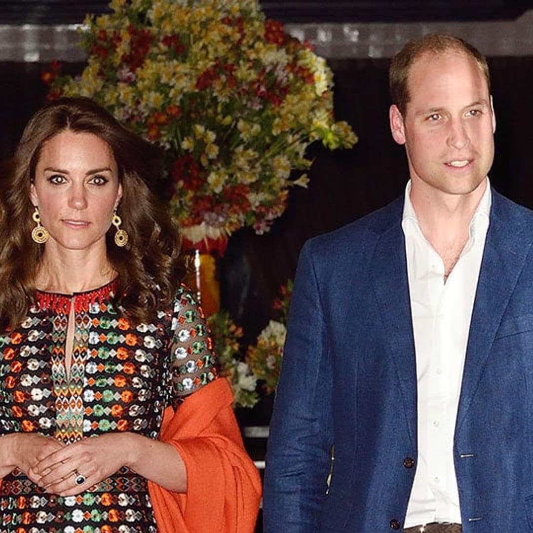 Kate Middleton wears patterned Tory Burch dress for first night out with Bhutan's royals