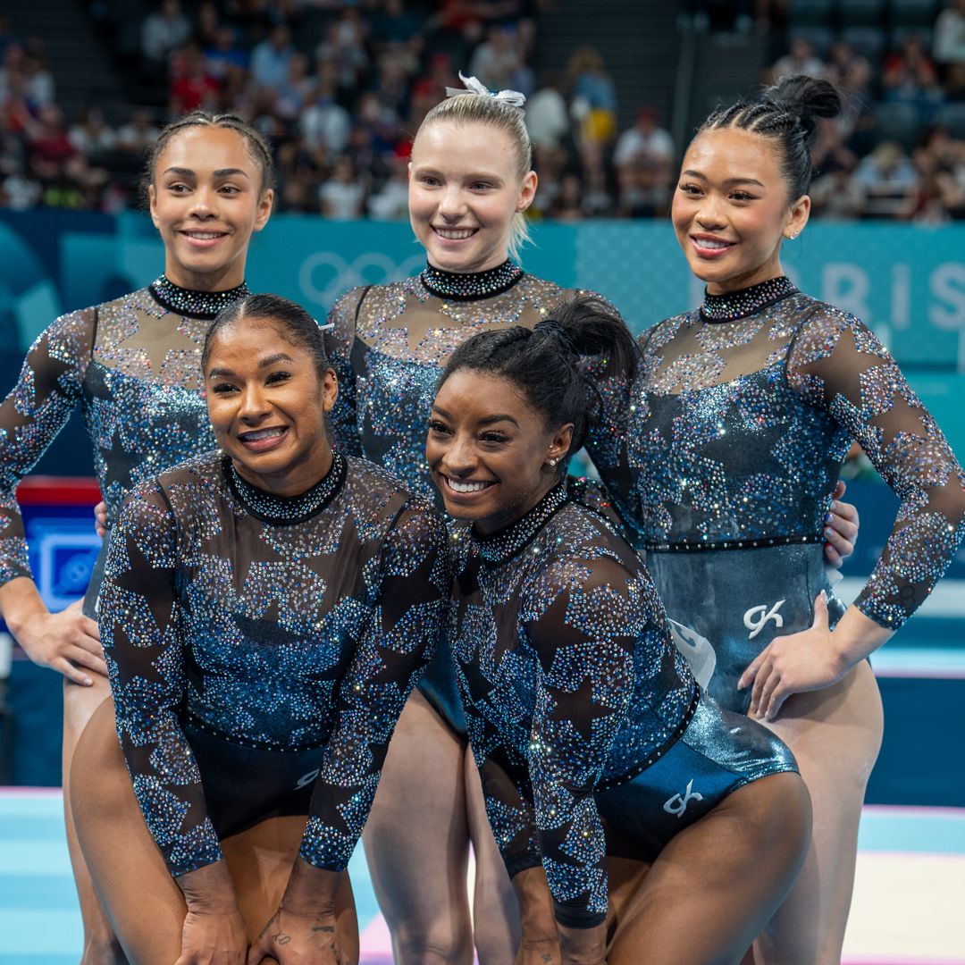 Celebrities gathered in Paris to cheer on Team USA Gymnasts in thrilling qualification round