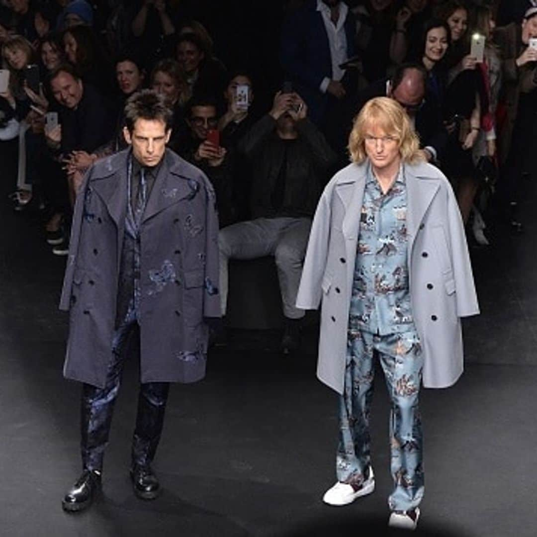 Ben Stiller and Owen Wilson grace Valentino runway as 'Zoolander' characters