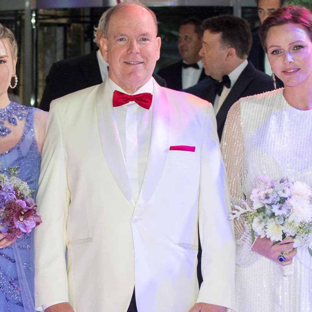 Grace Kelly’s lookalike granddaughter sparkles at gala with Princess Charlene