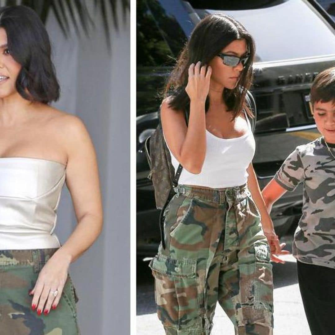 Is Kourtney Kardashian the most fashionable sister when it comes to rocking camouflage?