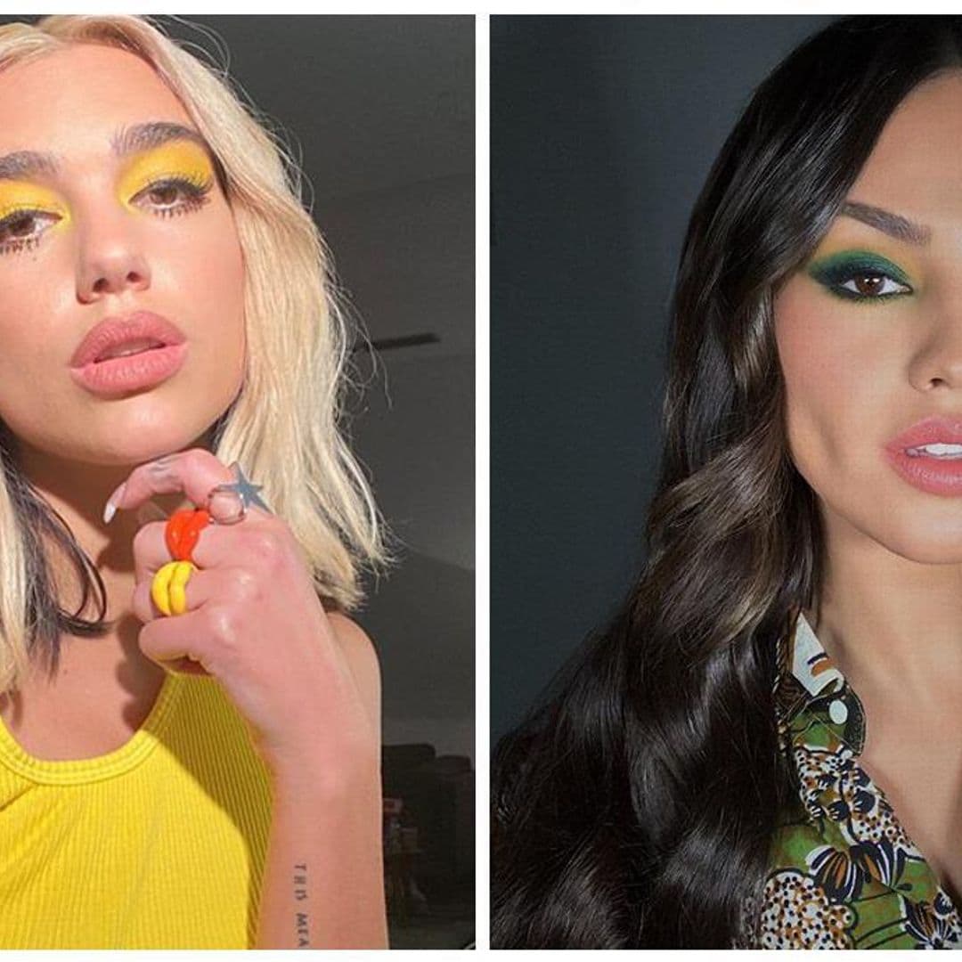 Eiza González, Dua Lipa and more glam stars are rocking this season’s boldest makeup trend