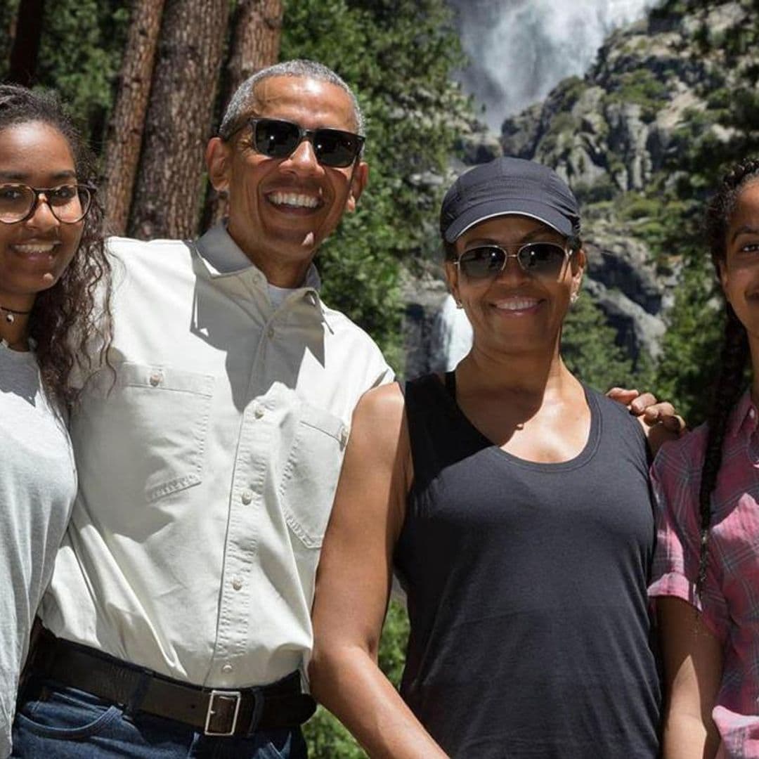 Malia and Sasha Obama’s dad Barack on having the girls home full time