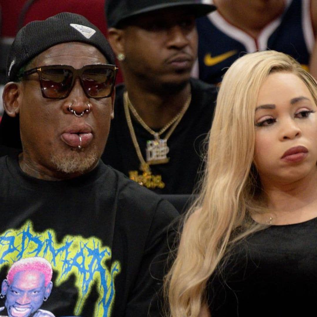 Dennis Rodman gets another tattoo of his girlfriend’s face in an even cheekier location