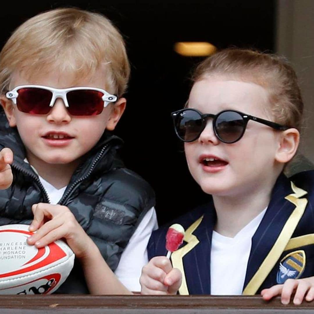 Watch Monaco twins sing happy birthday to mom Princess Charlene in adorable video