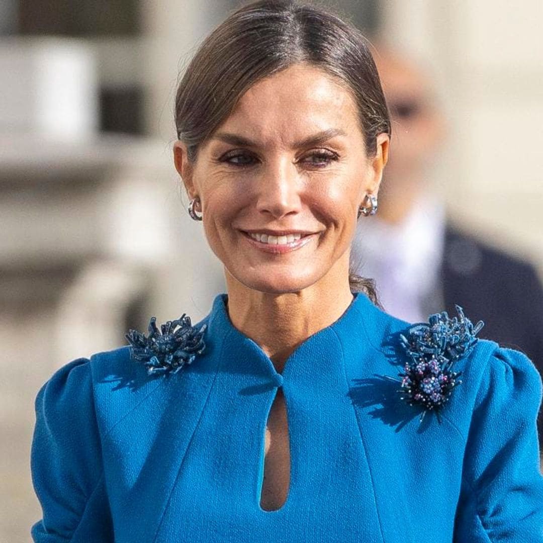 Queen Letizia kicks off state visit to Germany on a stylish note