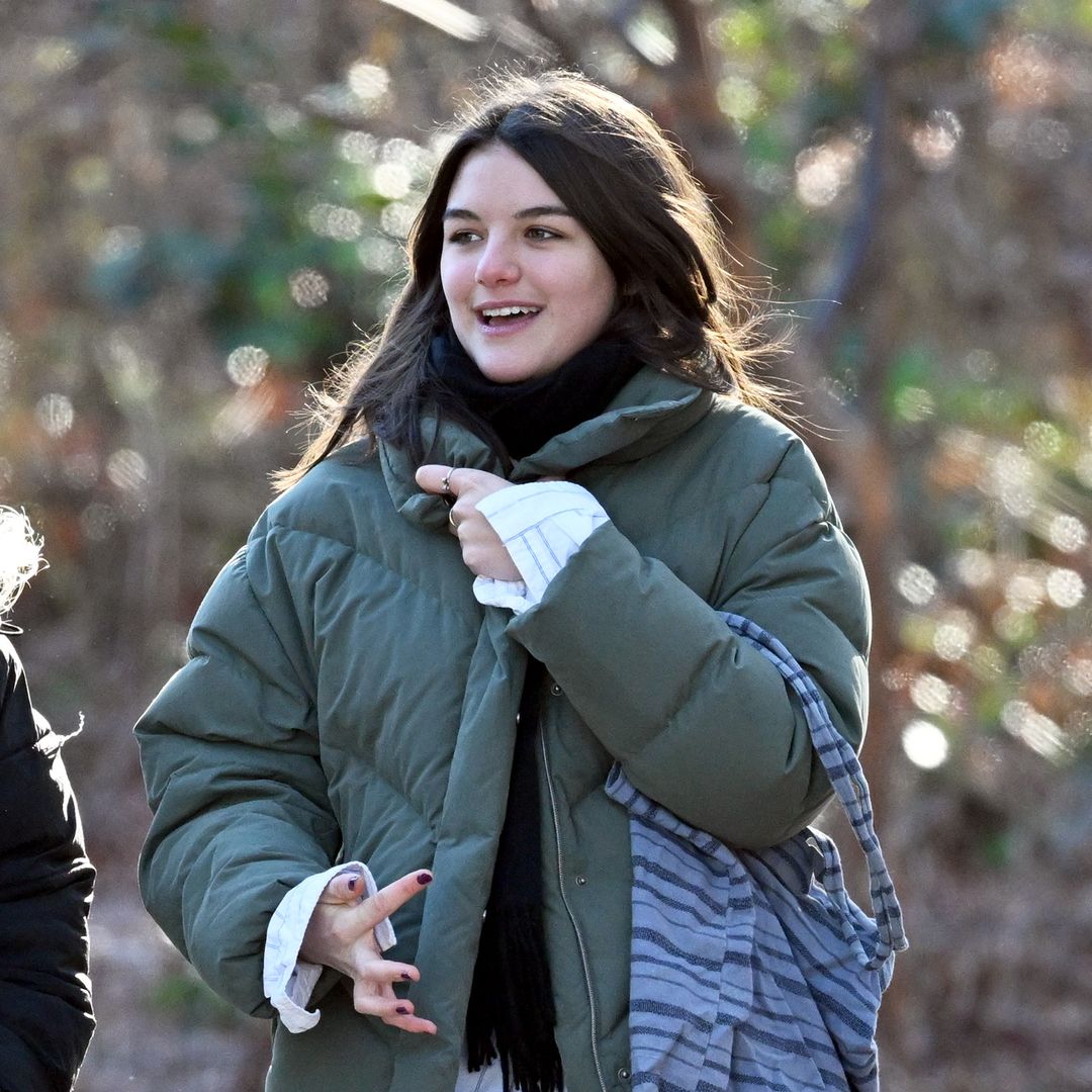 Suri Cruise is all smiles in New York City after split from boyfriend Toby Cohen