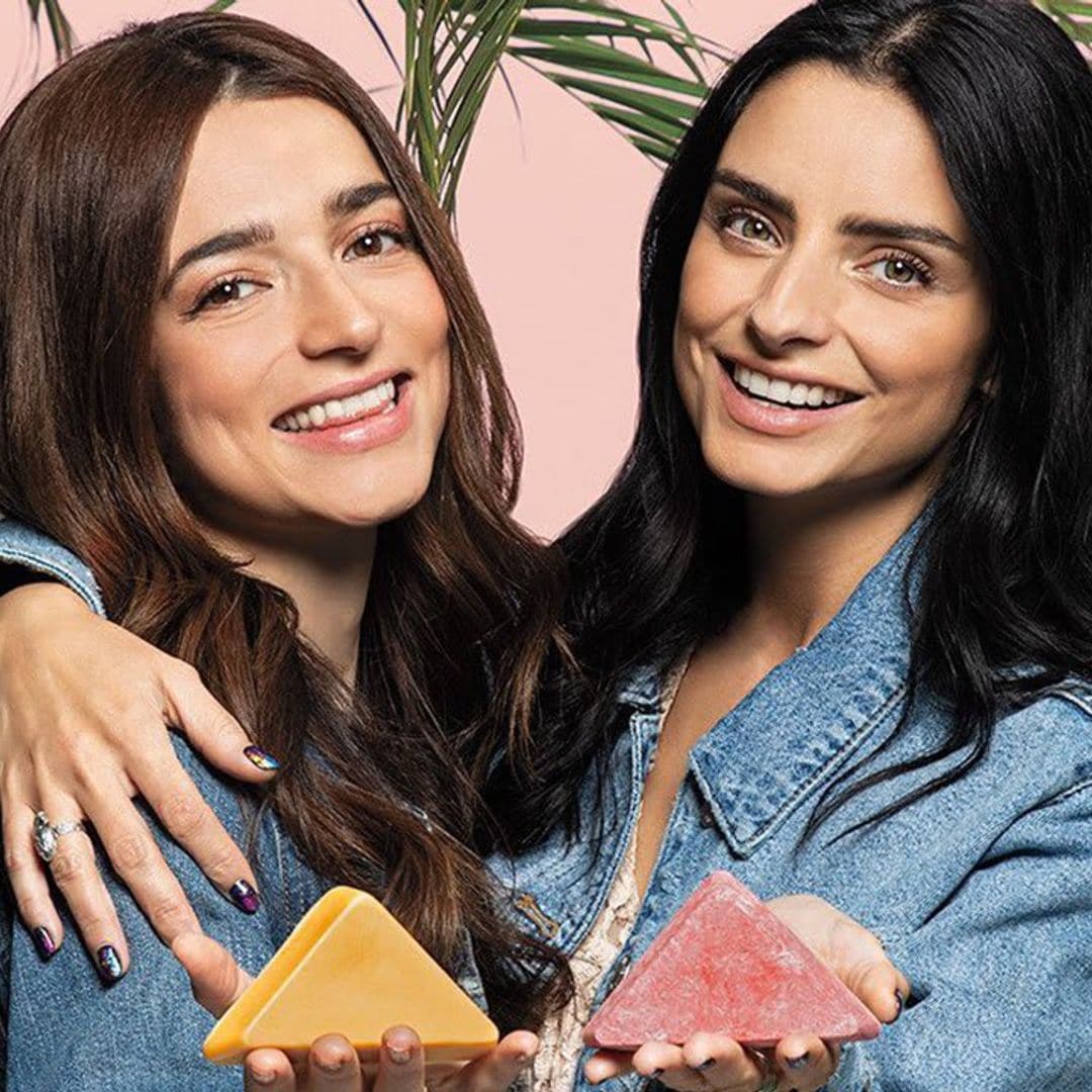 Aislinn Derbez uses this natural shampoo bar soap for shiny hair