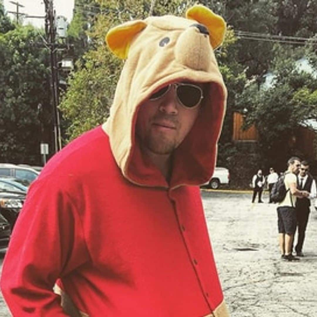 Channing Tatum dresses as a 'terrifying' Winnie the Pooh