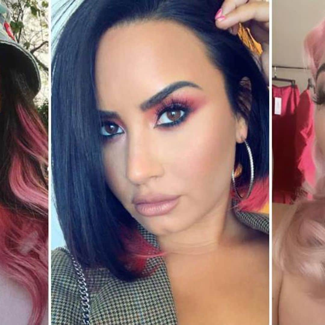 We’re blushing! Pink hair is one of fall's trendiest hair colors to try