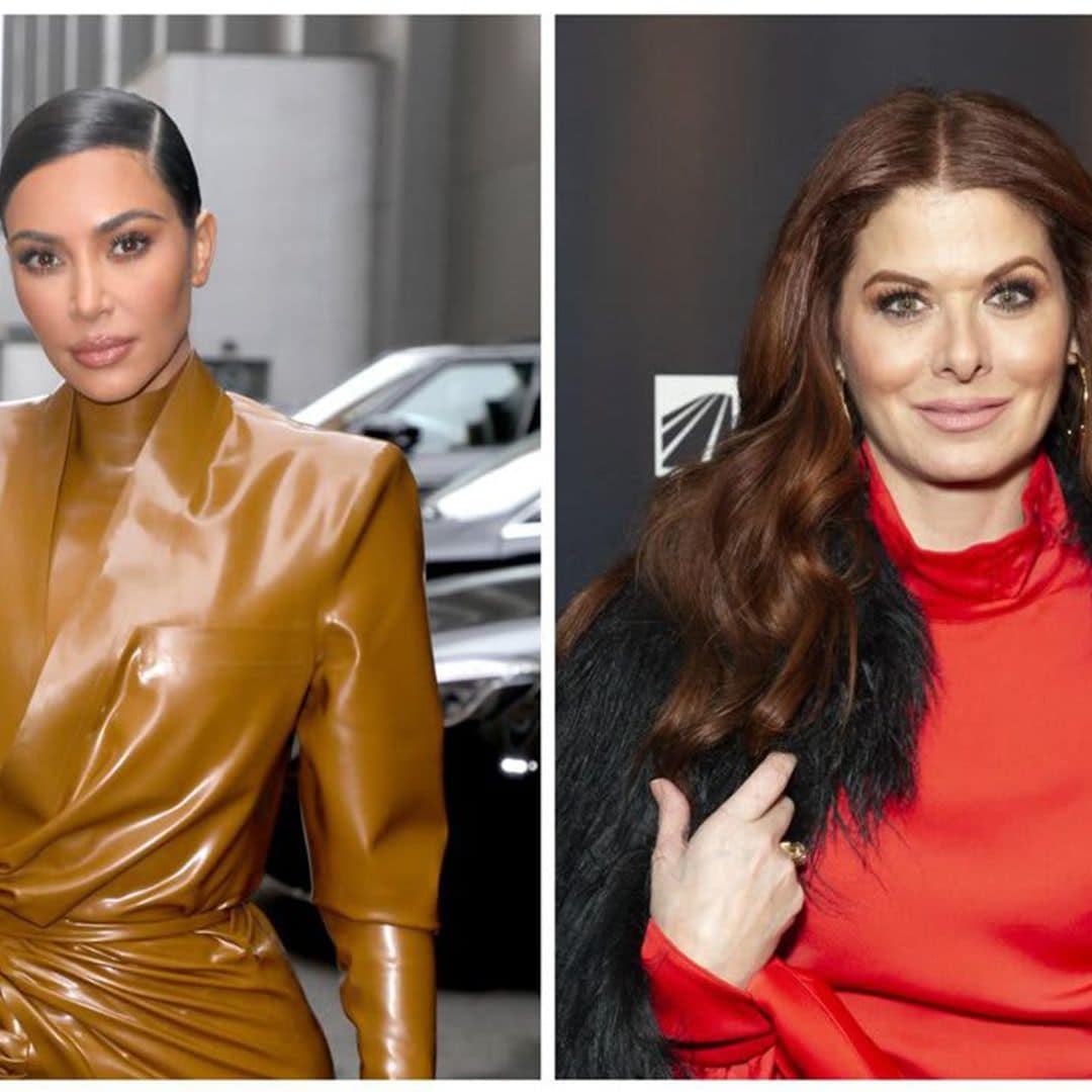 Debra Messing is scratching her head at Kim Kardashian hosting SNL