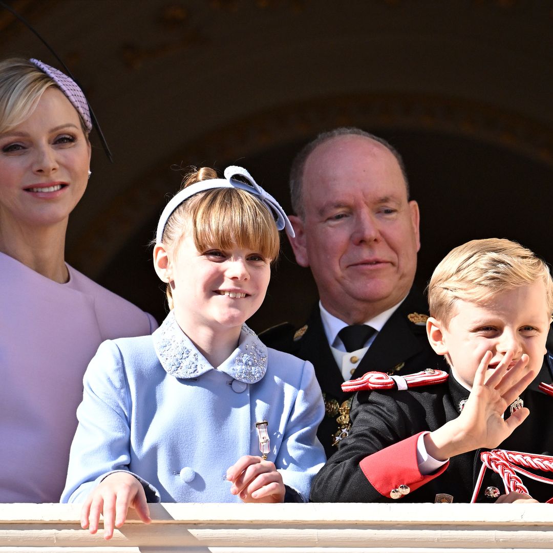 Twins Prince Jacques and Princess Gabriella make appearance in dad Prince Albert's New Year's address