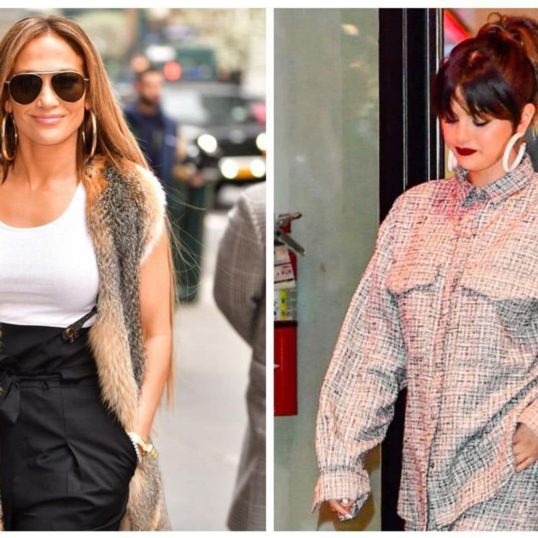 Hoop dreams: JLo and Selena Gomez share a love for this cool accessory