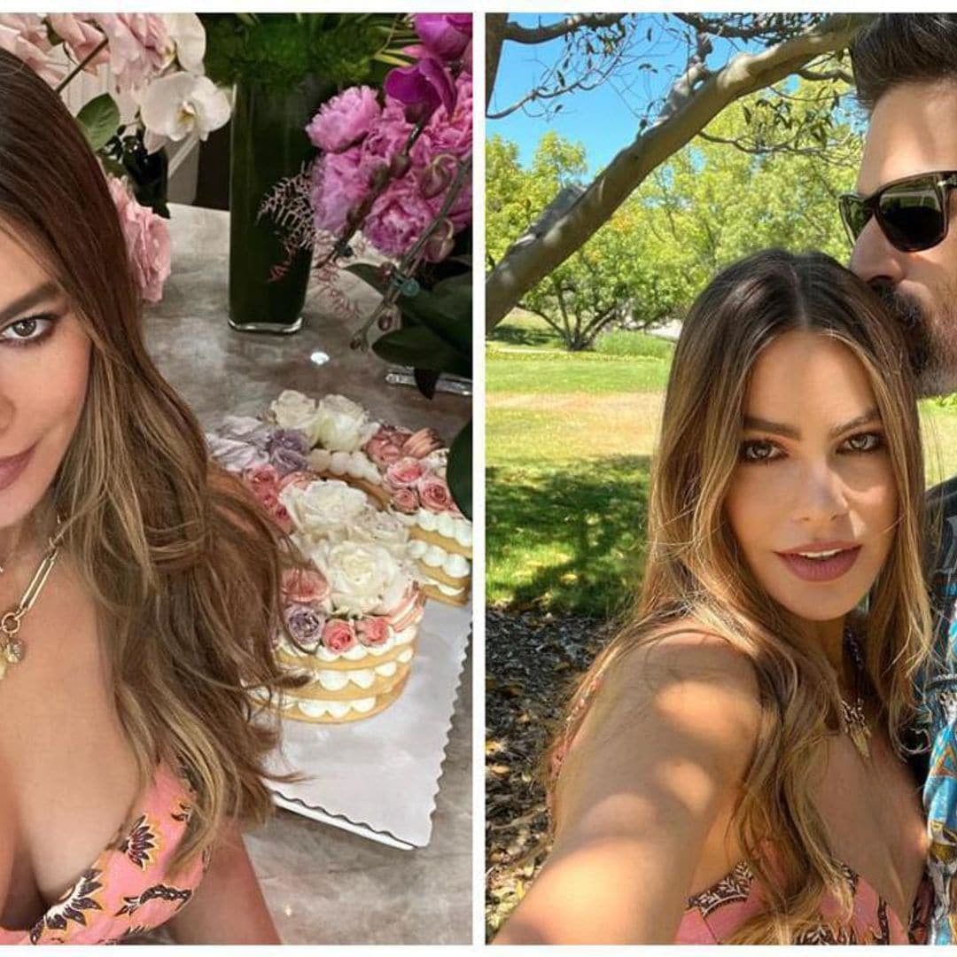 Sofía Vergara celebrates her 50th birthday surrounded by her family and the love of her life