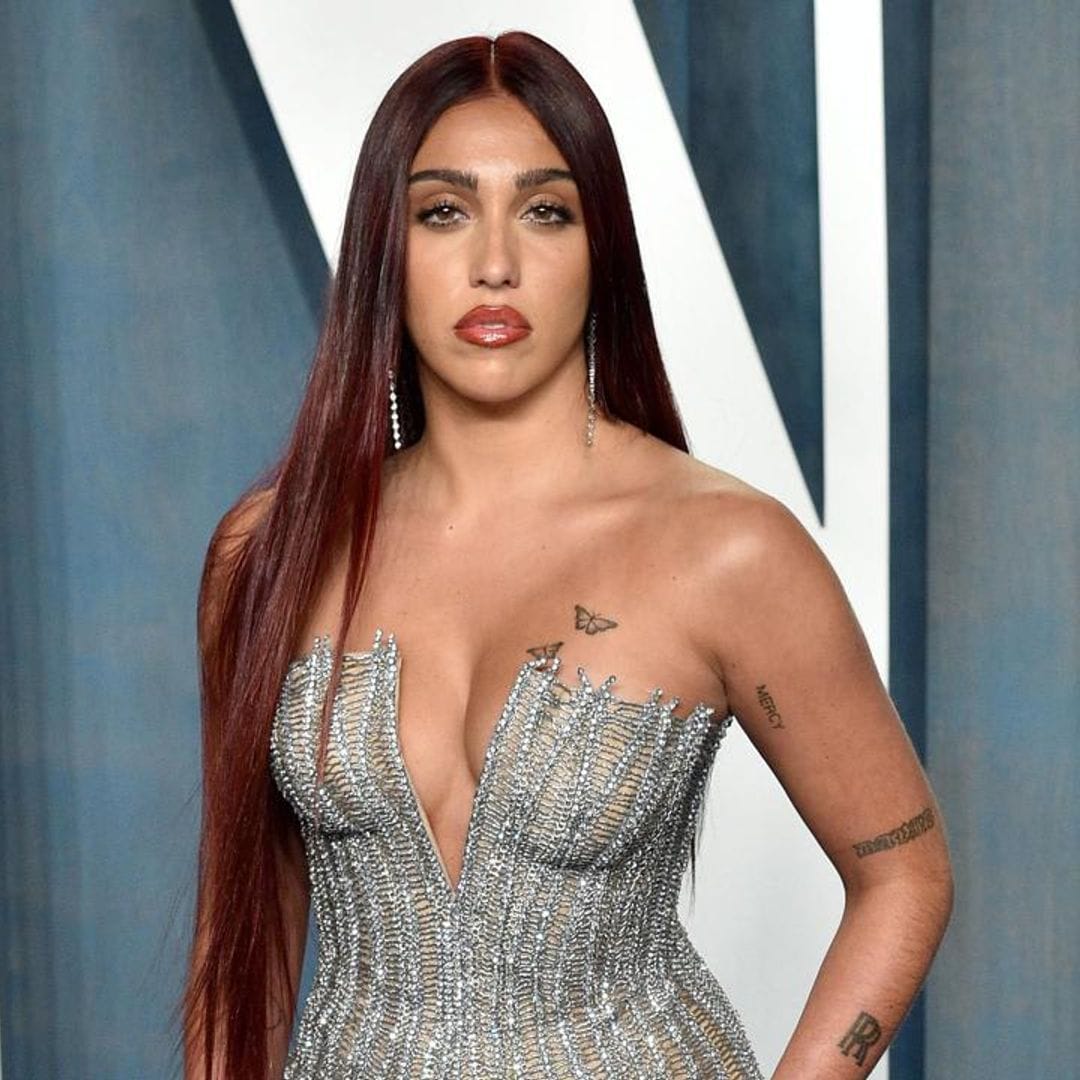 Lourdes Leon stuns in a green gown