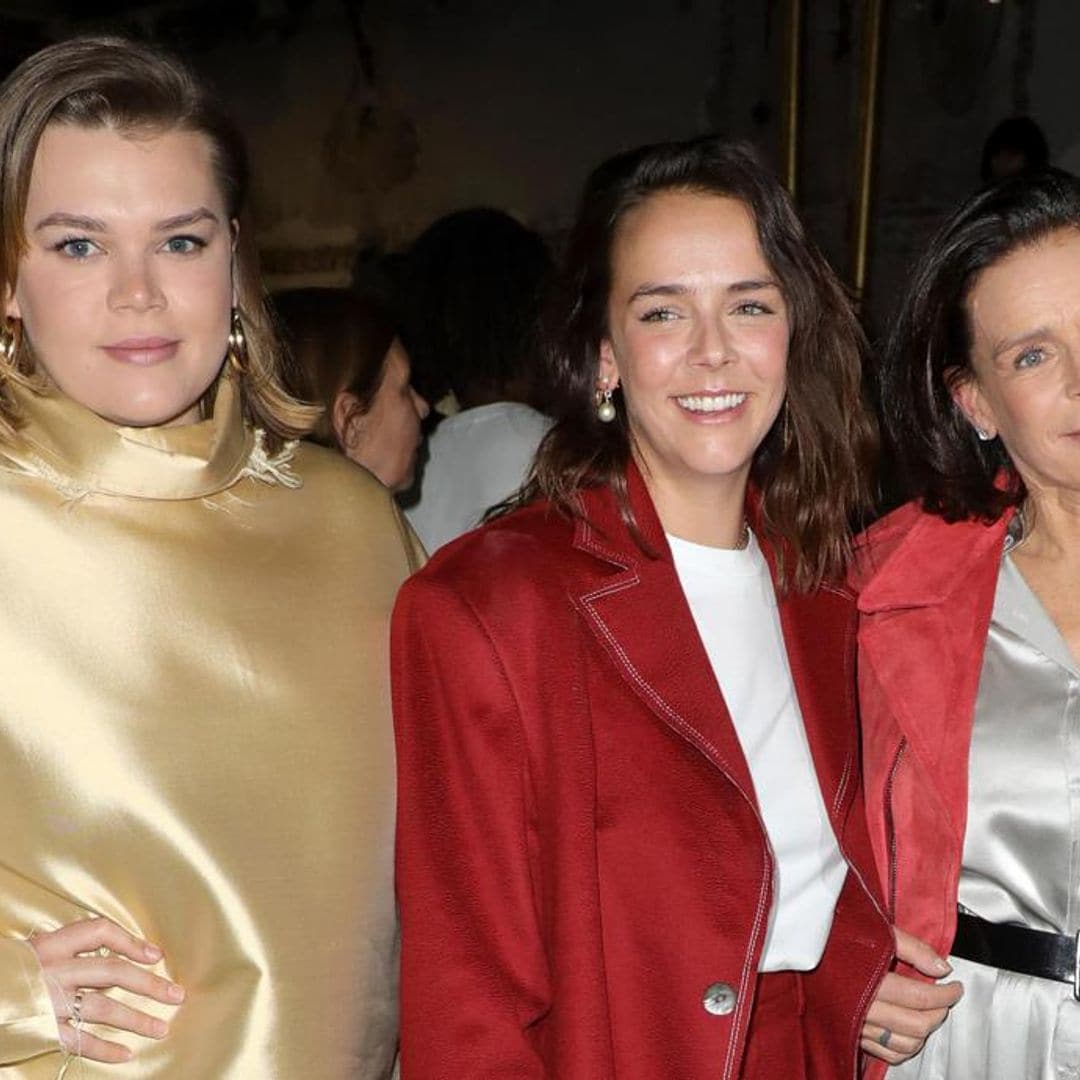 Princess Stephanie of Monaco helps daughter Pauline Ducruet launch gender neutral collection at Paris Fashion Week