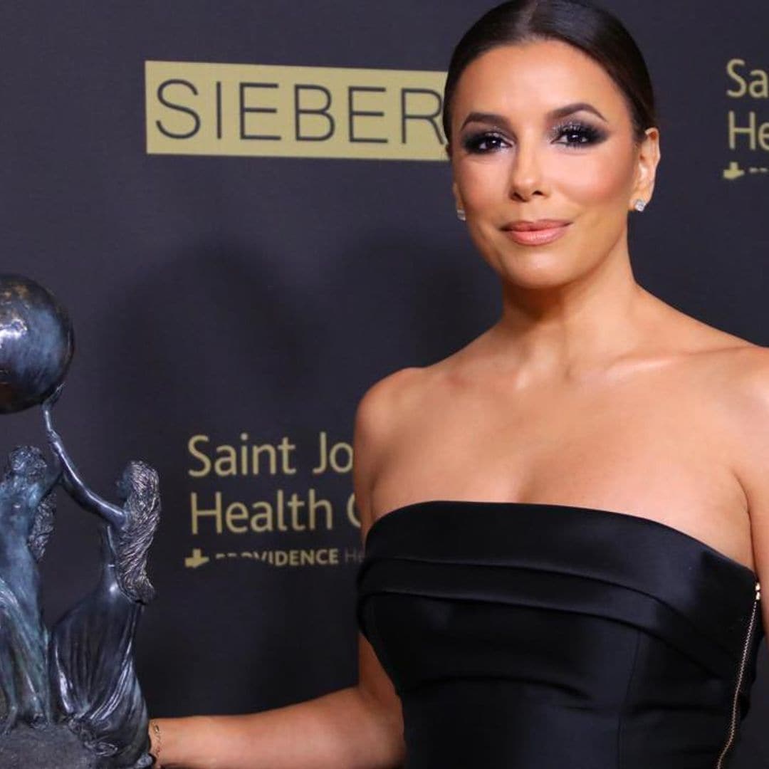 Eva Longoria takes LBD to next level in ultimate holiday party dress