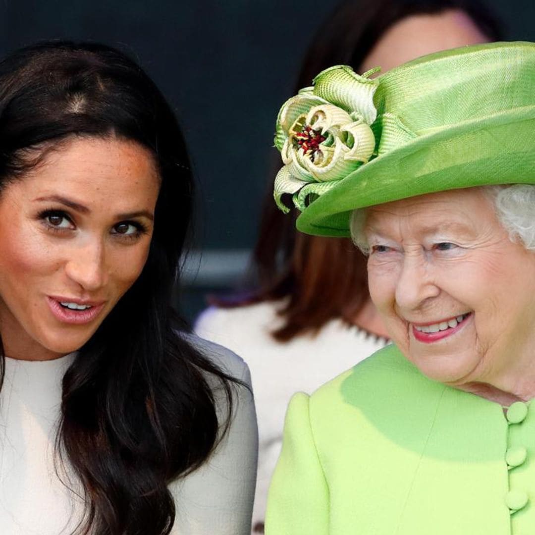 Meghan Markle honors Queen Elizabeth II by wearing a gift from Her Majesty