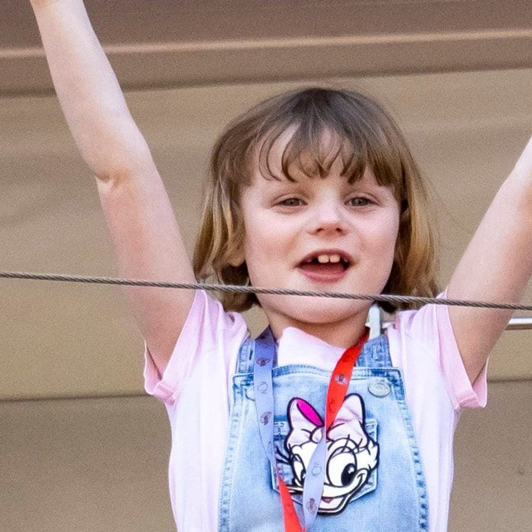 Princess Gabriella of Monaco, 6, cut her own hair!