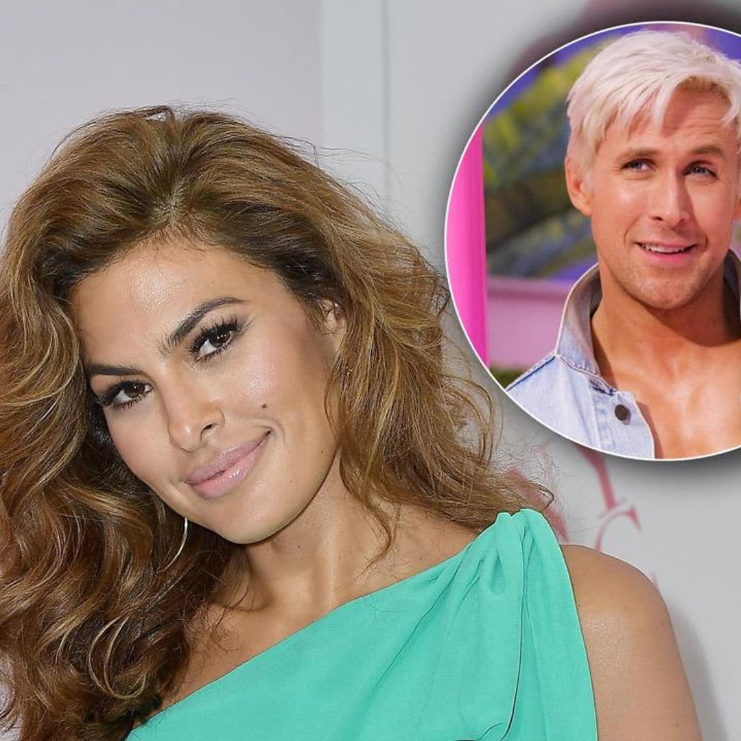 Eva Mendes had the best reaction to the photo of Ryan Gosling as Ken