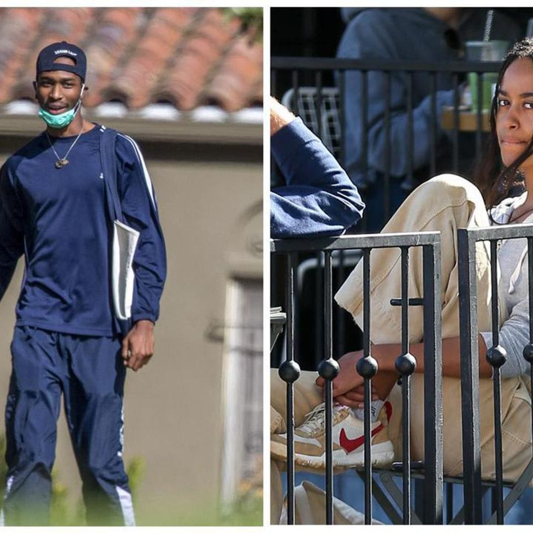 Malia Obama goes on a walk with her sister’s boyfriend