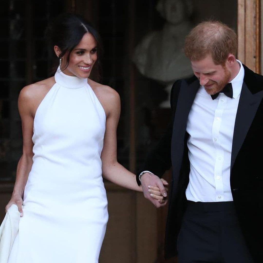 Did Meghan and Harry share a never-before-seen photo from their wedding reception?