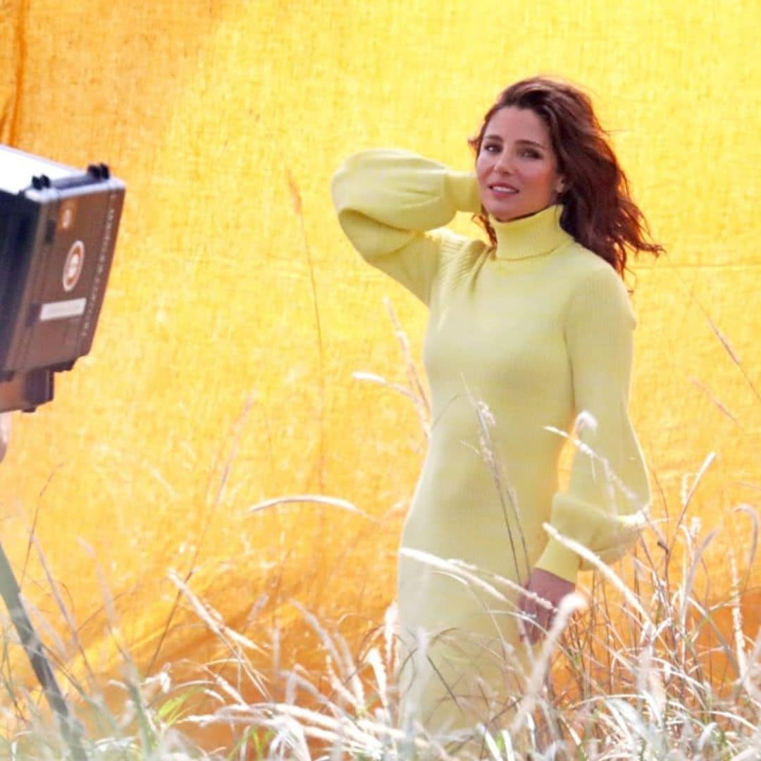 Elsa Pataky looked like a ray of sunshine in vibrant colors for a photoshoot in Sydney