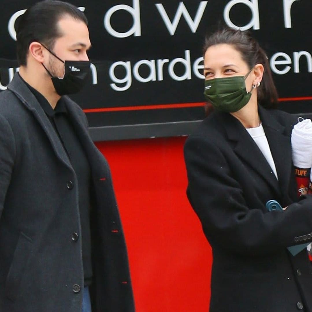 Katie Holmes was spotted shopping for a mannequin with her chef boyfriend