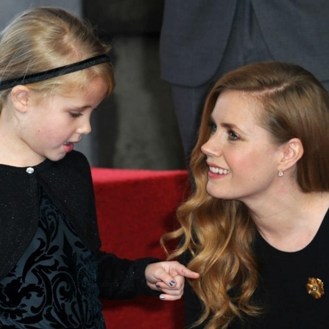 Amy Adams' six-year-old daughter is front and center as she receives star on Hollywood Walk of Fame