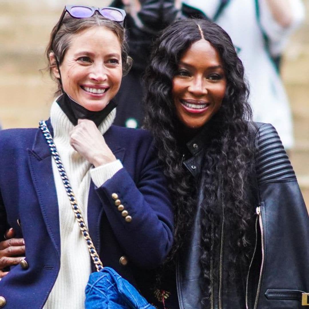 Naomi Campbell celebrates her first roommate and BFF Christy Turlington