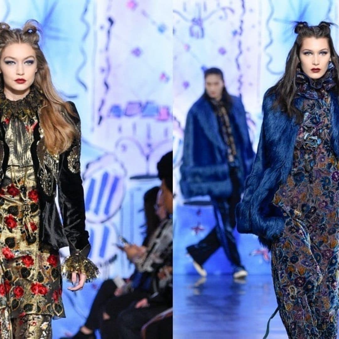 Gigi and Bella Hadid share the runway at Anna Sui, plus more New York Fashion Week highlights