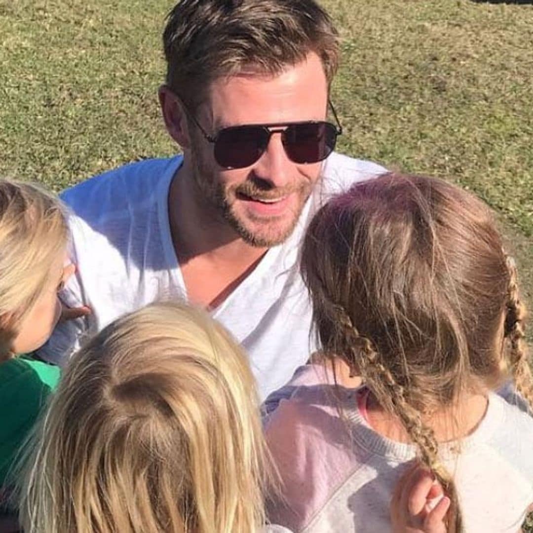 How Chris Hemsworth snuck into the movie theatre so his children could see "Avengers: Endgame'