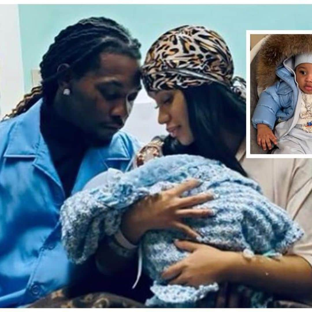 Cardi B and Offset reveal the name of their baby boy and show his sweet face