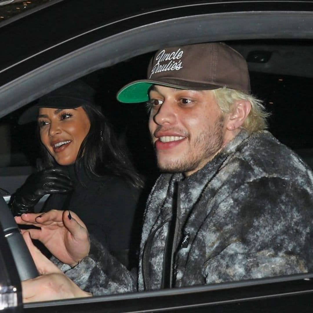 Kim Kardashian and Pete Davidson are all smiles in the Bahamas during their first vacation as a couple