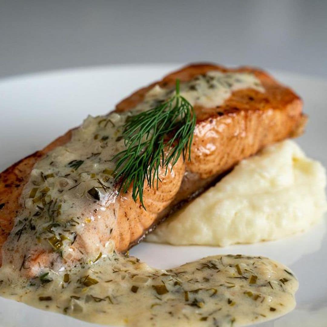 Cook at home like a chef with the perfect dinner recipe: Pan-seared salmon with a lemon and herb butter sauce